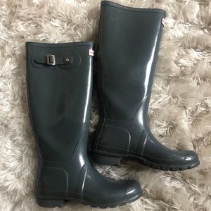 Grey Hunter Boots